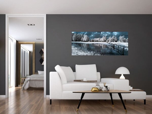 Slika - Smrznuti krajolik (120x50 cm)