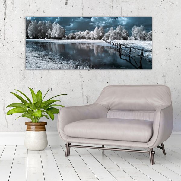 Slika - Smrznuti krajolik (120x50 cm)