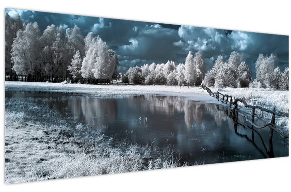 Slika - Smrznuti krajolik (120x50 cm)