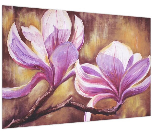 Slika - Cvjetovi magnolije (90x60 cm)