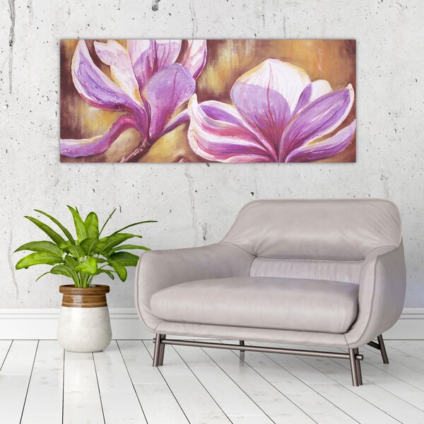 Slika - Cvjetovi magnolije (120x50 cm)