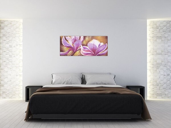 Slika - Cvjetovi magnolije (120x50 cm)