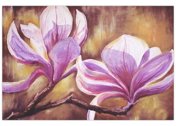 Slika - Cvjetovi magnolije (90x60 cm)