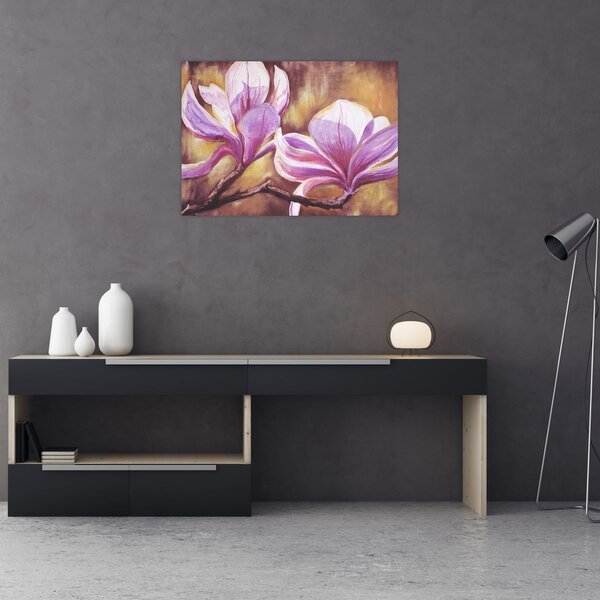 Slika - Cvjetovi magnolije (70x50 cm)
