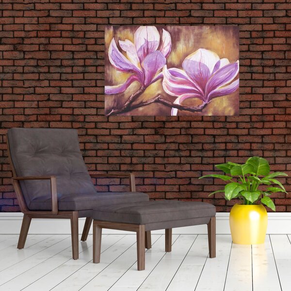 Slika - Cvjetovi magnolije (90x60 cm)
