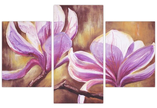 Slika - Cvjetovi magnolije (90x60 cm)