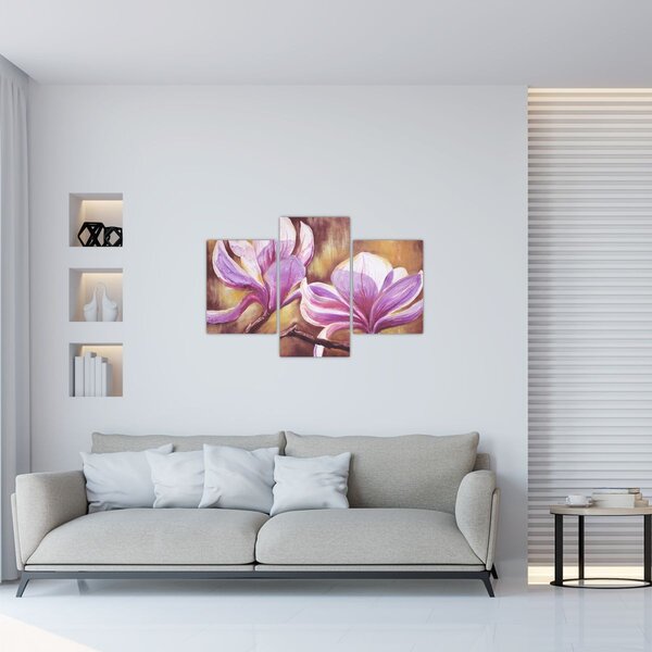 Slika - Cvjetovi magnolije (90x60 cm)