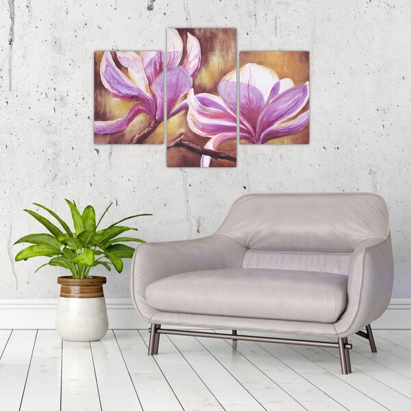 Slika - Cvjetovi magnolije (90x60 cm)