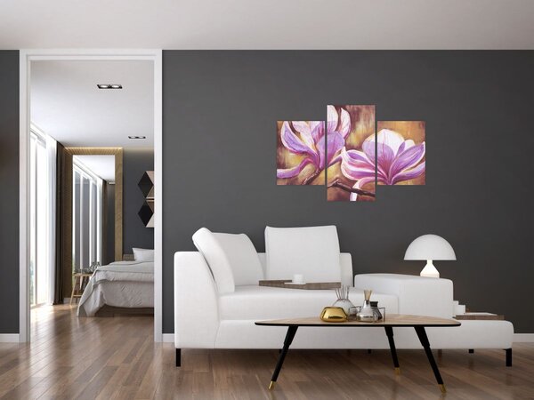 Slika - Cvjetovi magnolije (90x60 cm)