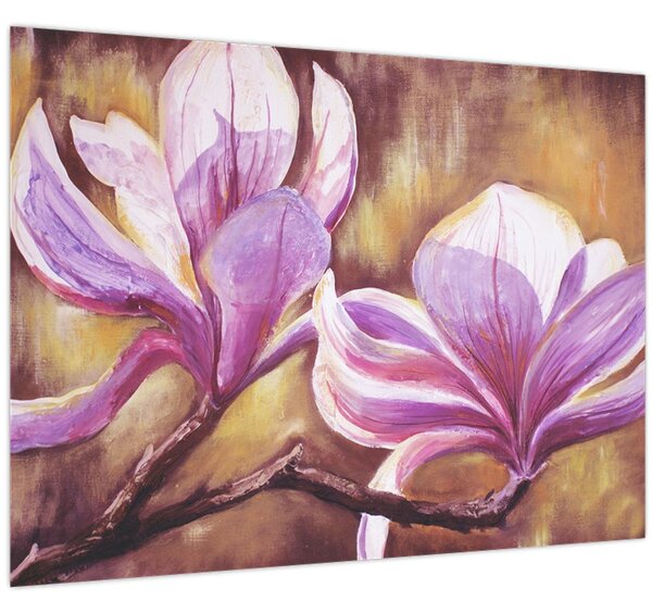Slika - Cvjetovi magnolije (70x50 cm)