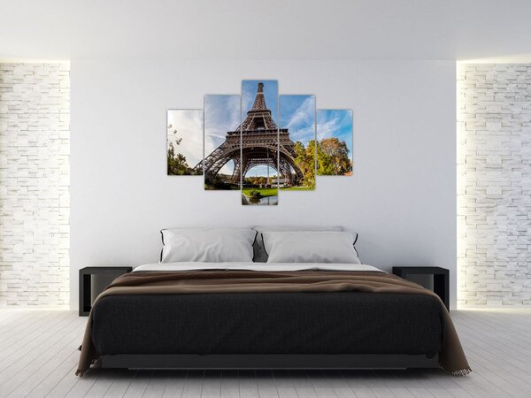 Slika - Eiffelov toranj u boji (150x105 cm)