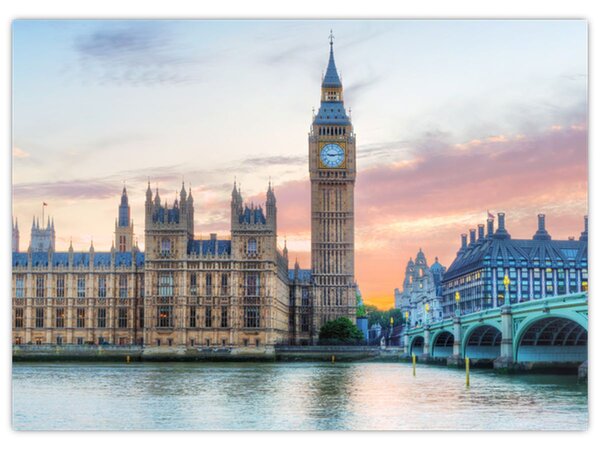 Slika - London u pastelnim bojama (70x50 cm)
