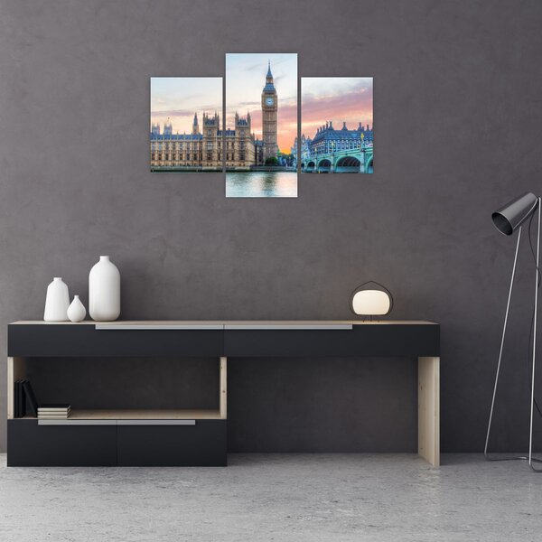 Slika - London u pastelnim bojama (90x60 cm)