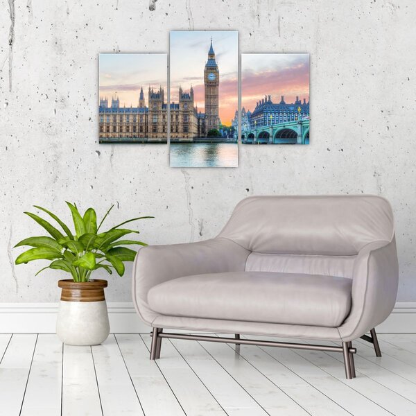 Slika - London u pastelnim bojama (90x60 cm)