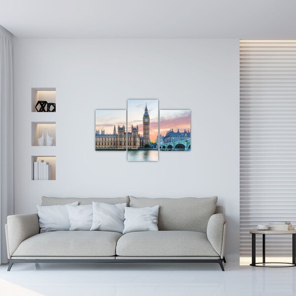 Slika - London u pastelnim bojama (90x60 cm)