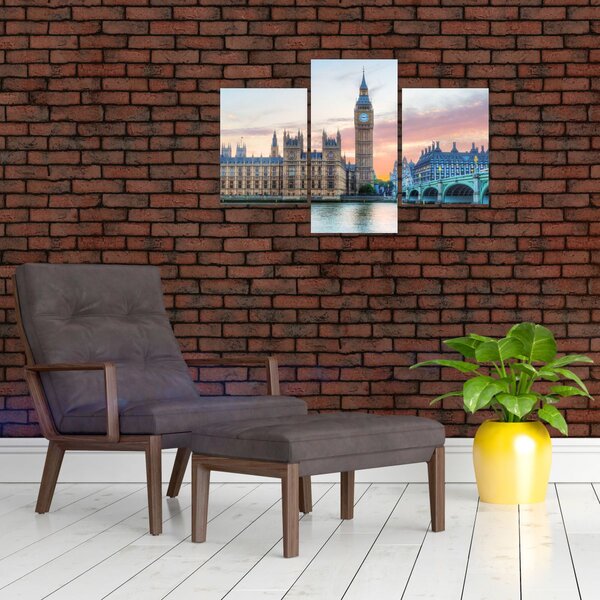 Slika - London u pastelnim bojama (90x60 cm)