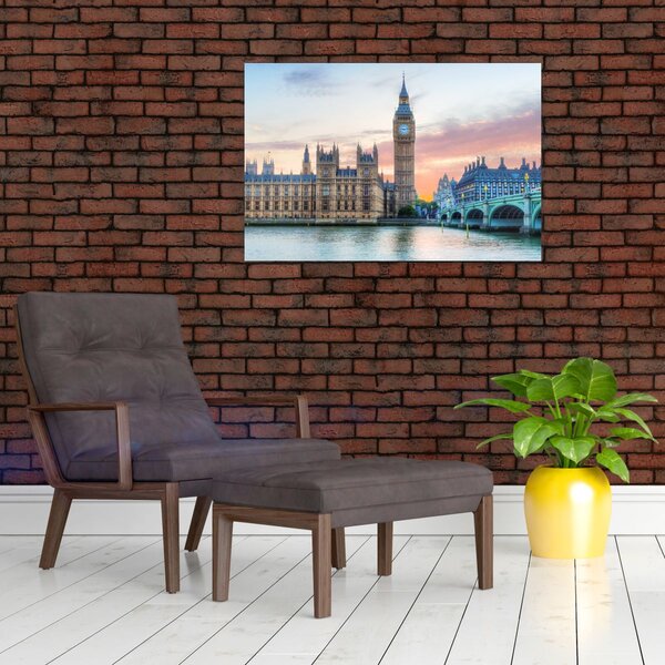 Slika - London u pastelnim bojama (90x60 cm)