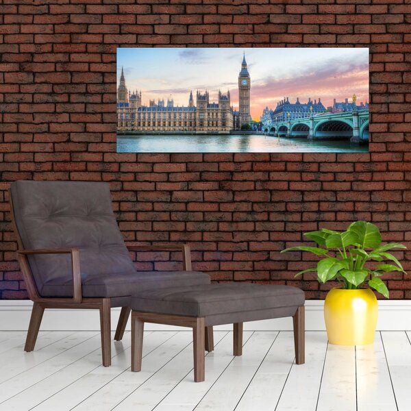 Slika - London u pastelnim bojama (120x50 cm)