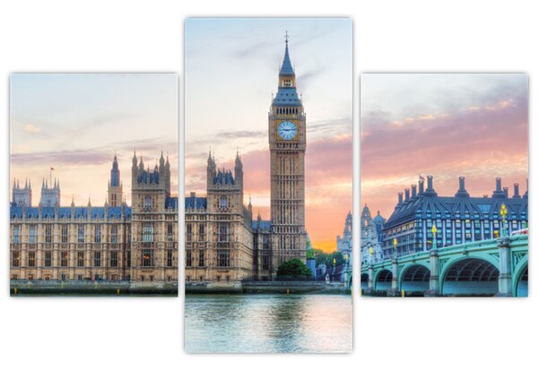 Slika - London u pastelnim bojama (90x60 cm)