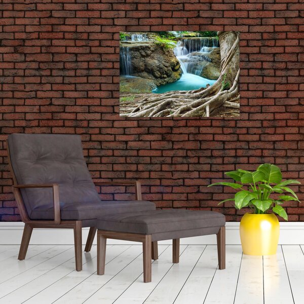 Slika - Rijeka sa slapovima (70x50 cm)