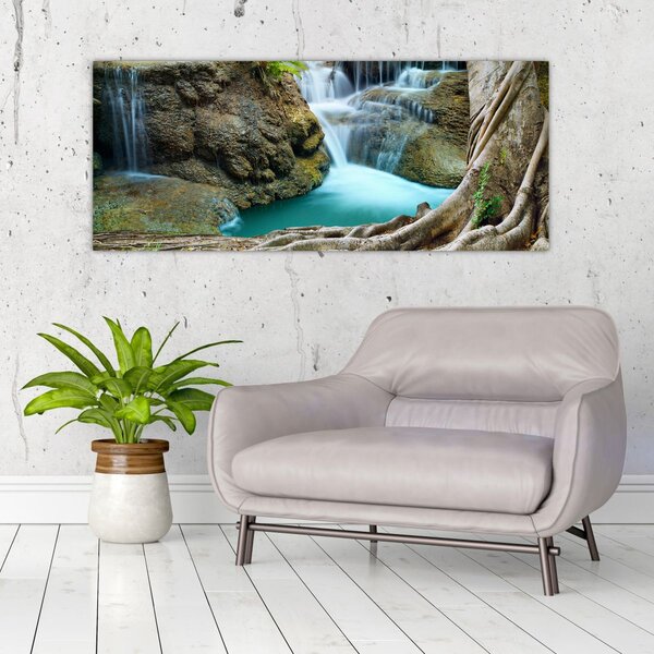 Slika - Rijeka sa slapovima (120x50 cm)