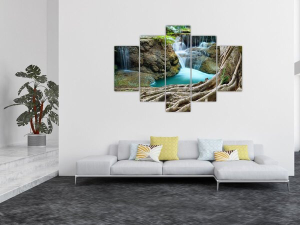 Slika - Rijeka sa slapovima (150x105 cm)