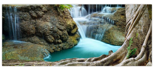 Slika - Rijeka sa slapovima (120x50 cm)