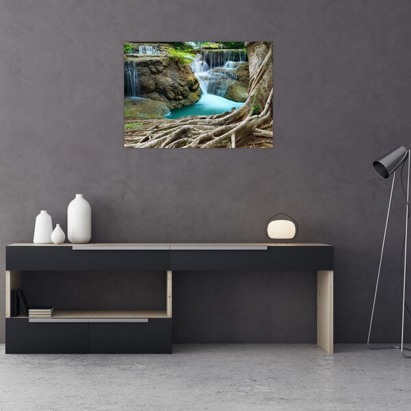 Slika - Rijeka sa slapovima (70x50 cm)