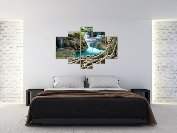 Slika - Rijeka sa slapovima (150x105 cm)