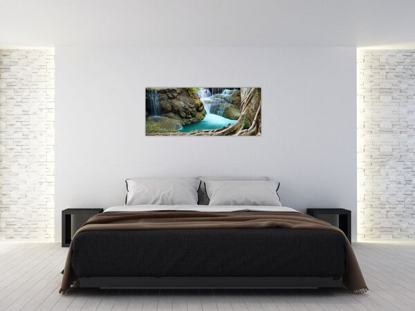 Slika - Rijeka sa slapovima (120x50 cm)
