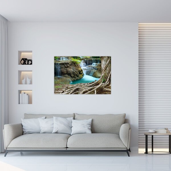 Slika - Rijeka sa slapovima (90x60 cm)