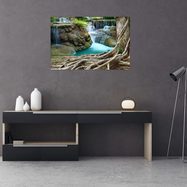Slika - Rijeka sa slapovima (90x60 cm)