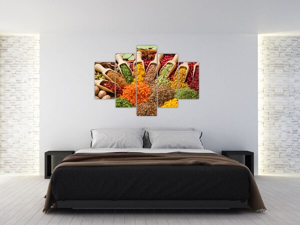 Slika - Začini iz cijelog svijeta (150x105 cm)