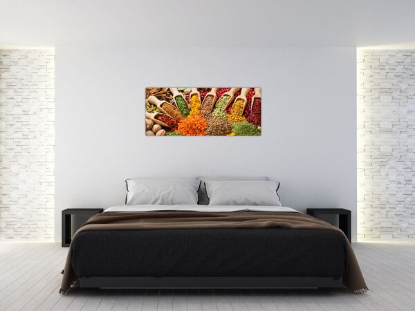 Slika - Začini iz cijelog svijeta (120x50 cm)