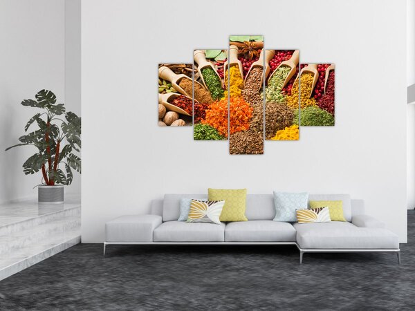 Slika - Začini iz cijelog svijeta (150x105 cm)