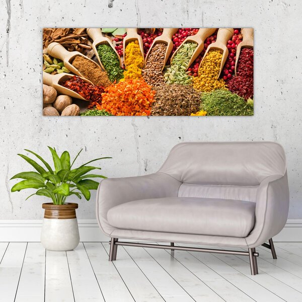 Slika - Začini iz cijelog svijeta (120x50 cm)