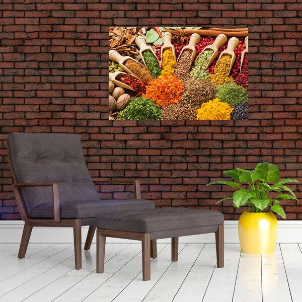 Slika - Začini iz cijelog svijeta (90x60 cm)