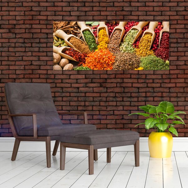 Slika - Začini iz cijelog svijeta (120x50 cm)