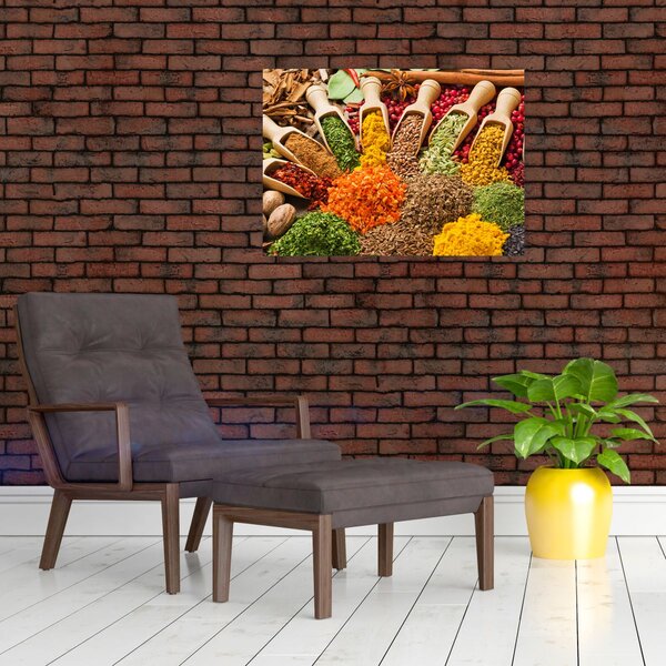 Slika - Začini iz cijelog svijeta (70x50 cm)