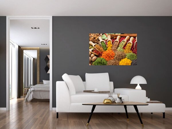 Slika - Začini iz cijelog svijeta (90x60 cm)