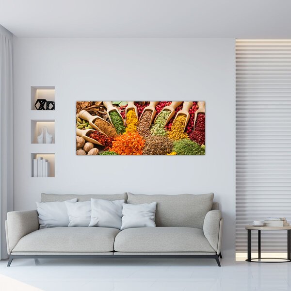 Slika - Začini iz cijelog svijeta (120x50 cm)