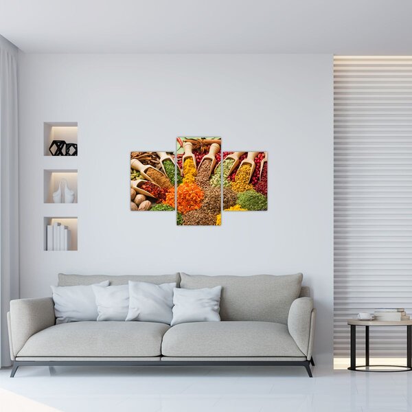 Slika - Začini iz cijelog svijeta (90x60 cm)