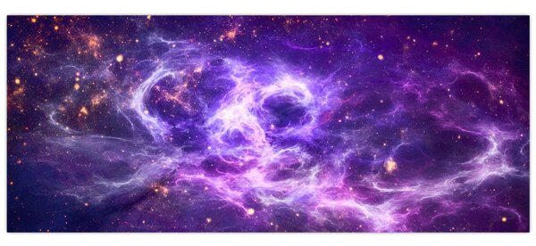 Slika - Ljubičasti svemir (120x50 cm)