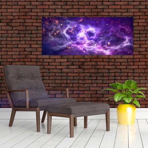 Slika - Ljubičasti svemir (120x50 cm)