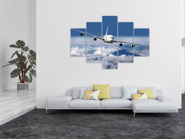Slika - Avion u oblacima (150x105 cm)