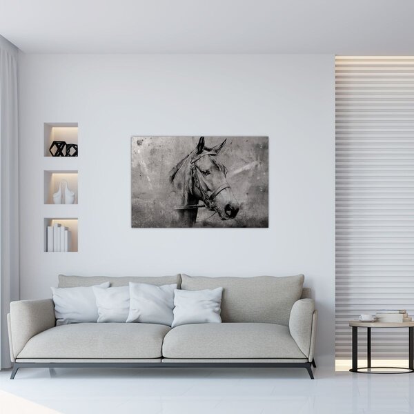 Slika - Portret konja (90x60 cm)