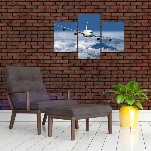 Slika - Avion u oblacima (90x60 cm)