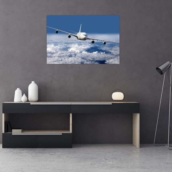 Slika - Avion u oblacima (90x60 cm)