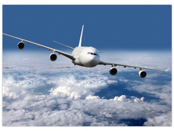 Slika - Avion u oblacima (70x50 cm)