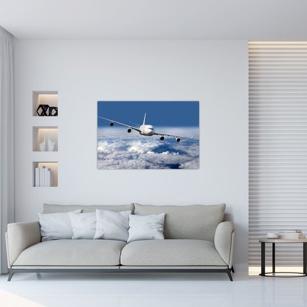Slika - Avion u oblacima (90x60 cm)